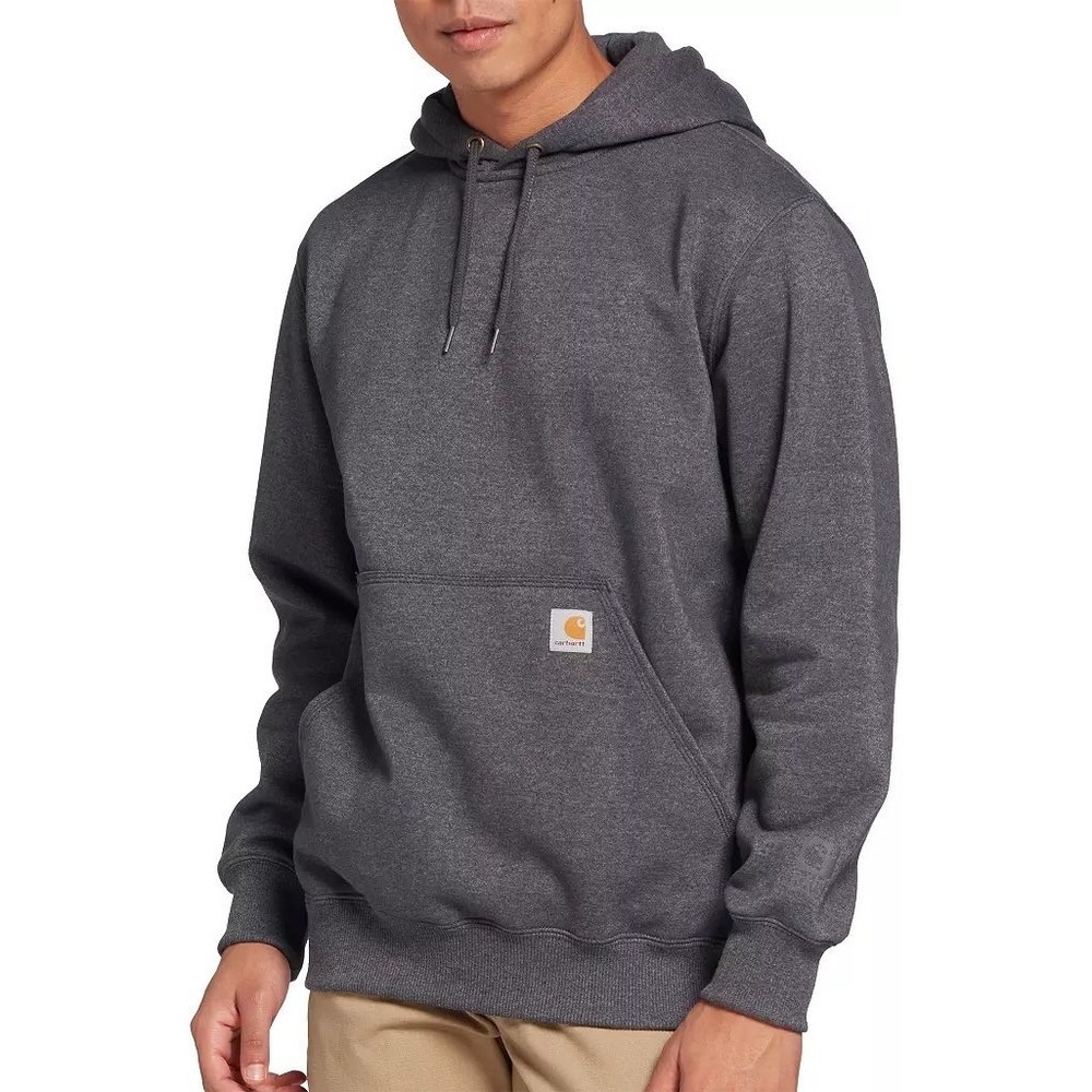 Carhartt Mens Paxton Heavyweight Hooded Sweatshirt Small Grey Rain Defender NWOT